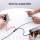 USAMS Kabel pleciony 3w1 0,35m 2A (lightning/microUSB/USB-C) - 1569027 - zdjęcie 7